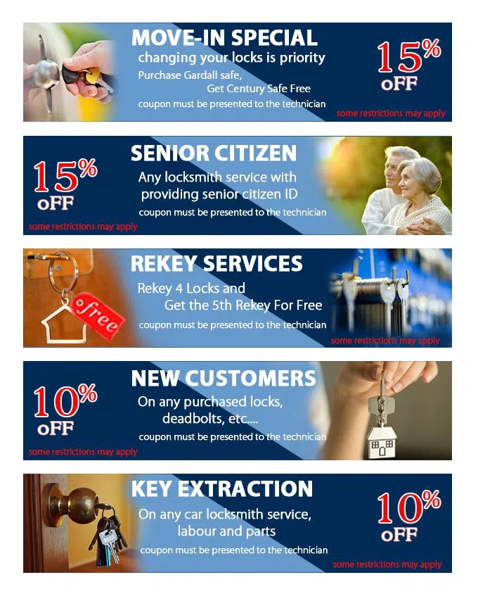 State Locksmith Services Charlotte, NC 704-751-5894 - coupon20-set-five